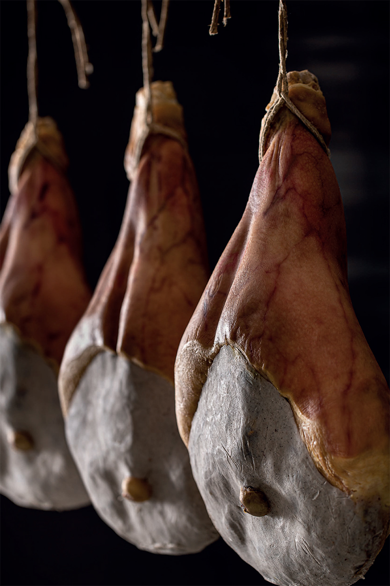Affinage de jambon cru